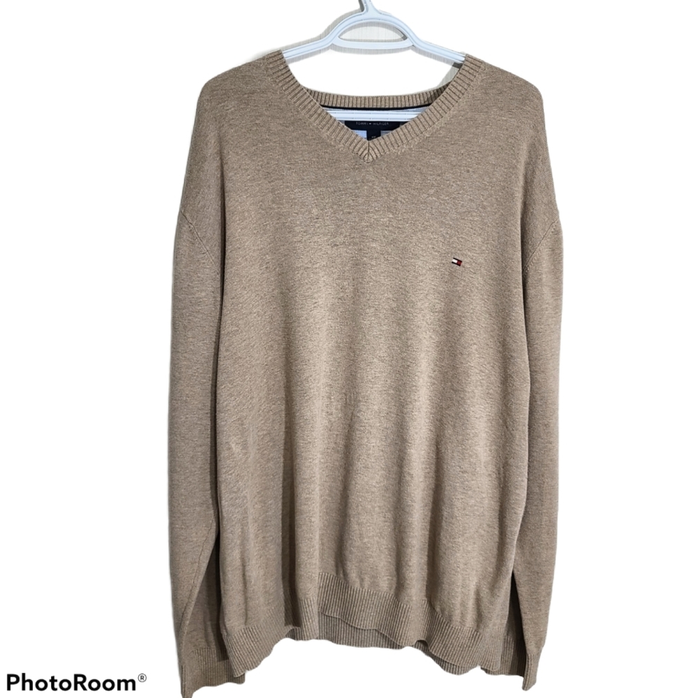 Tommy Hilfiger Long Sleeve V Neck Sweater